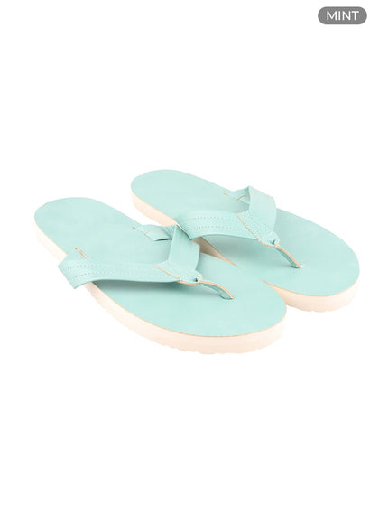 mens-faux-leather-sandals-iu405 / Mint