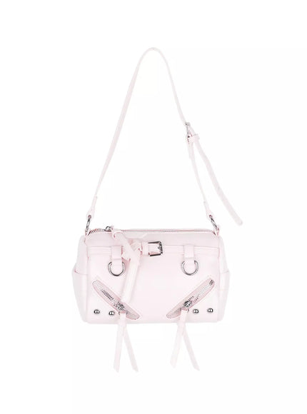 knotted-shoulder-bag-cu515 / Pink
