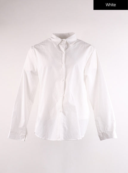 long-sleeve-tailored-shirt-if402 / White