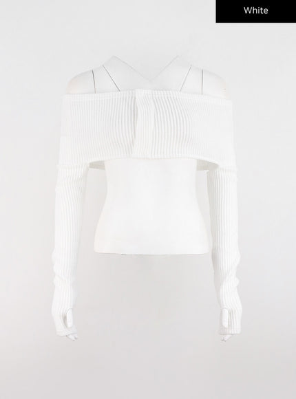 off-shoulder-bolero-io326 / White