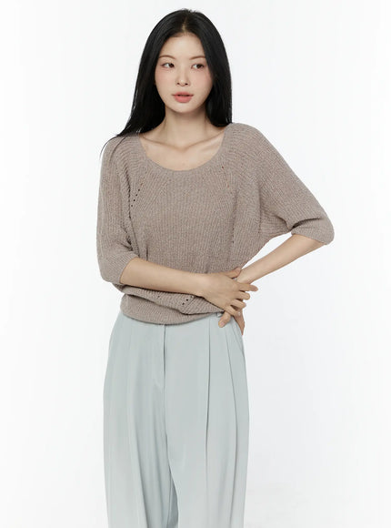 linen-half-sleeve-knit-tee-iu503