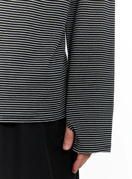 mens-striped-long-sleeve-hoodie-is502