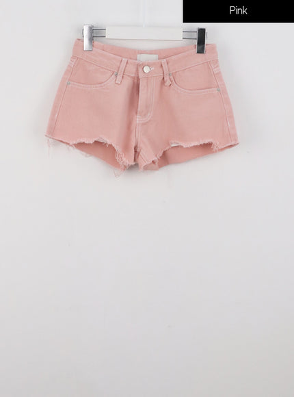 ripped-hem-cotton-shorts-ig302