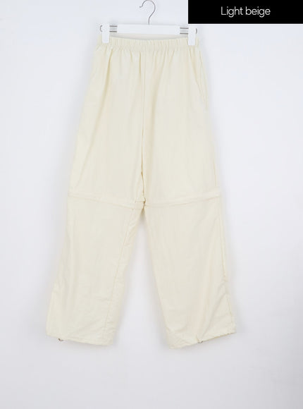 Color Wide Track Pants IY312