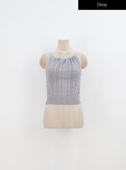 Sleeveless Knit Top IA327