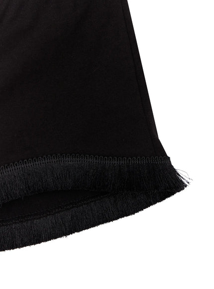fringe-trim-shorts-iy501