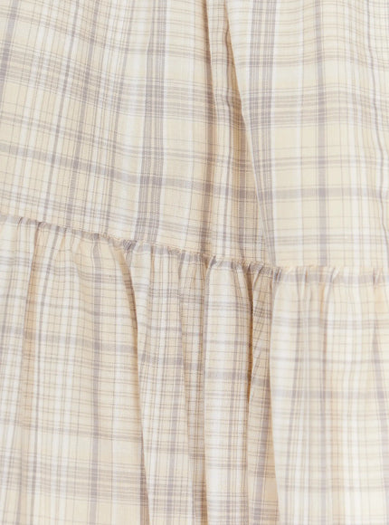 plaid-ruffle-long-skirt-iu519