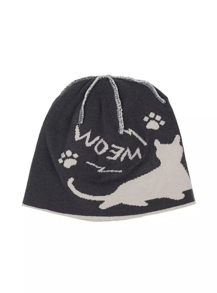 meow-print-two-way-beanie-iu518