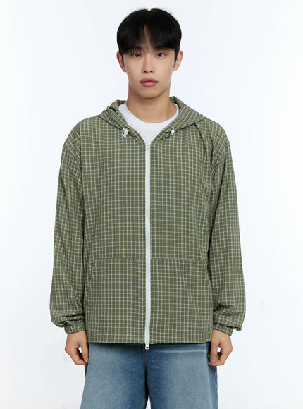 mens-checkered-windbreaker-jacket-ig515
