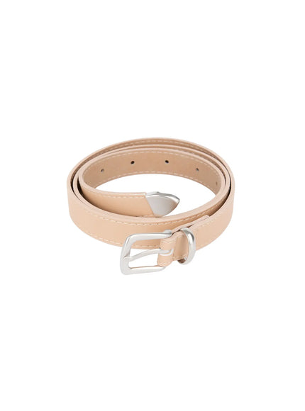 mens-classic-slim-belt-ig519 / Beige