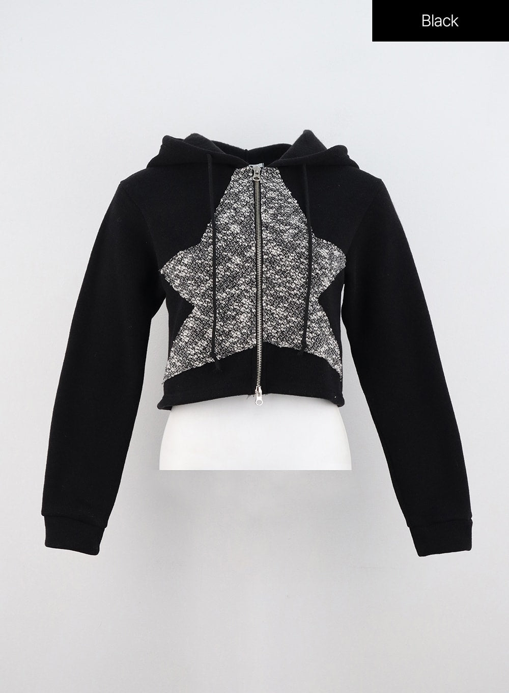 Crop top sweater online zip up