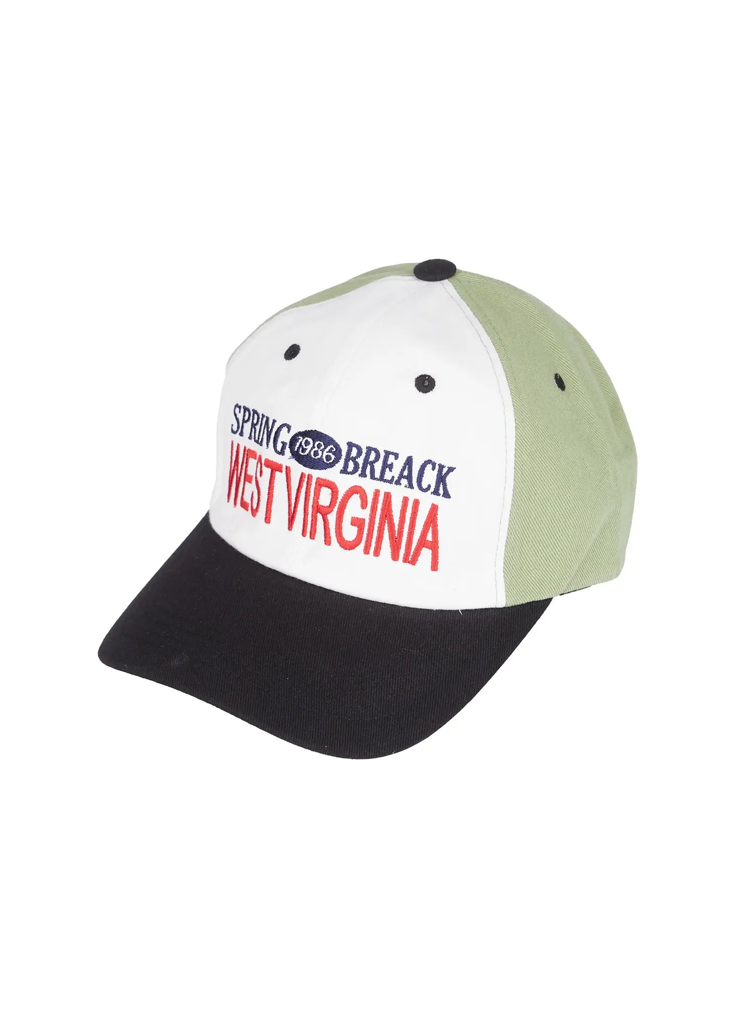 mens-virginia-embroidered-baseball-cap-il514 / Black