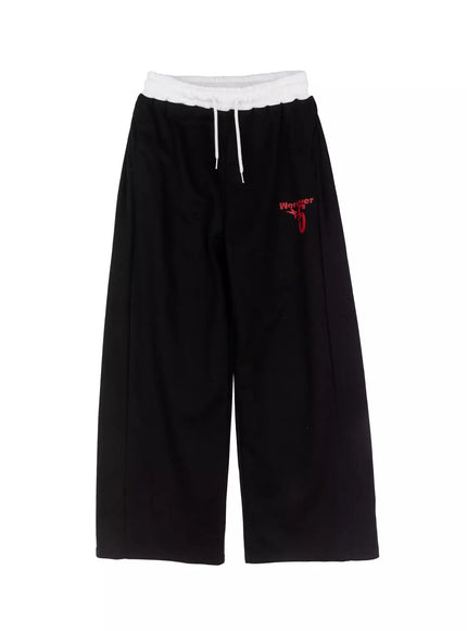 string-waist-band-sweatpants-ig527 / Black