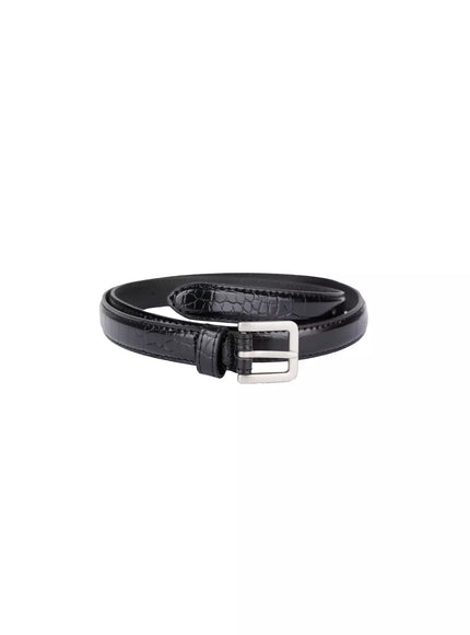 mens-essential-patterned-belt-il516 / Black