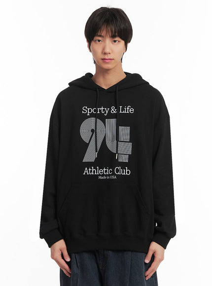 mens-athletic-club-graphic-hoodie-ia510 / Black