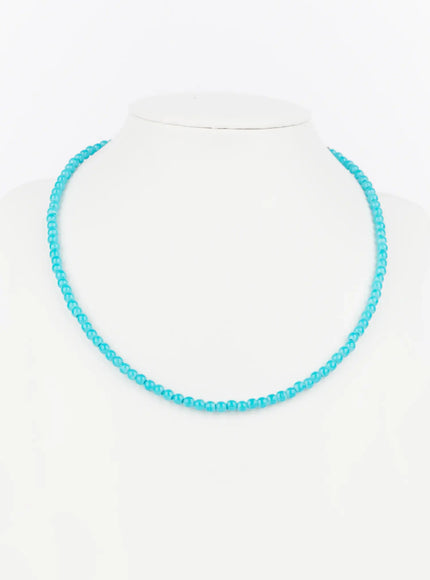 mens-classic-beaded-necklace-is510 / Blue