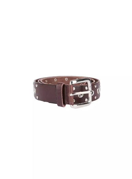 mens-multi-eyelet-grommet-belt-il516 / Brown