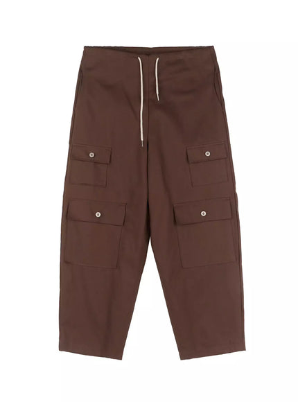 double-pocket-cargo-pants-ig527 / Brown