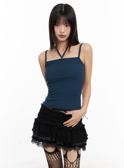 two-way-strap-camisole-in503 / Dark blue