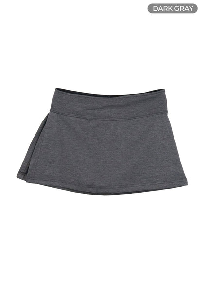 a-line-low-rise-skorts-iy422 / Dark gray