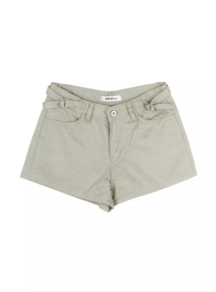 black-cargo-pocket-shorts-iu518 / Dark green