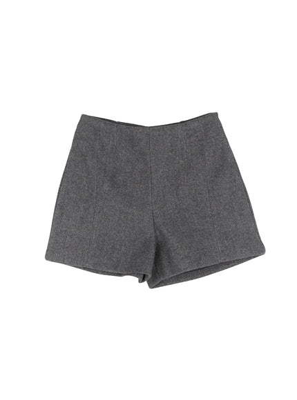 wool-blend-tailored-shorts-id510 / Gray