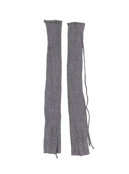 ribbon-legwarmers-in503 / Gray