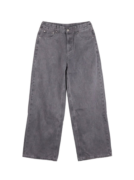 mens-vintage-wide-leg-jeans-in426 / Gray