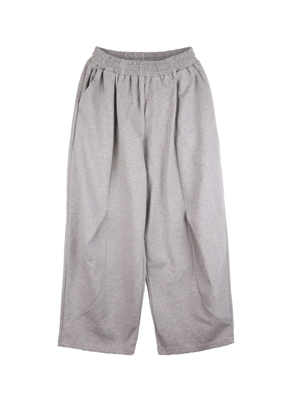 mens-solid-print-cotton-sweatpants-in422 / Gray