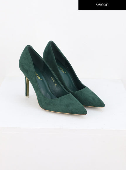 suede-pumps-is322 / Green