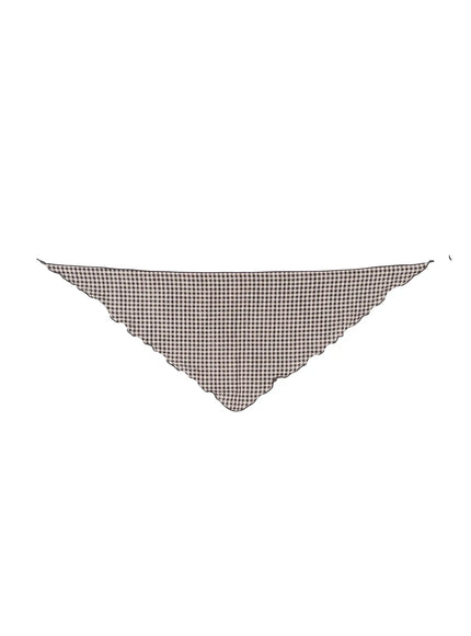 mens-classic-gingham-scarf-ig511 / Light beige