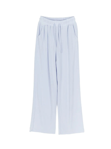 high-waist-relaxed-fit-sweatpants-iu519 / Light blue