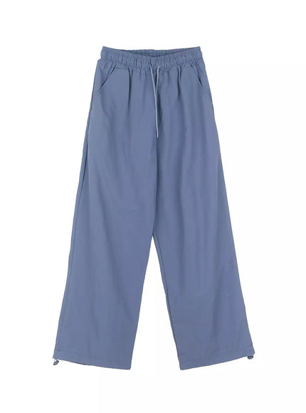 relaxed-fit-draw-string-pants-is515 / Light blue