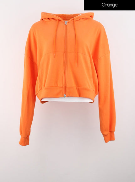 comfyz-zip-up-hoodie-is322 / Orange