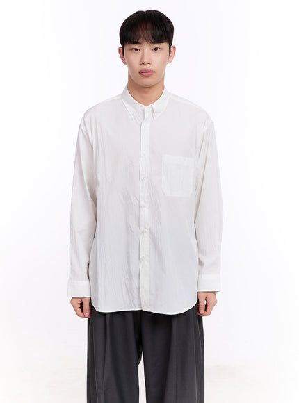 mens-collared-long-sleeve-shirt-im512 / White