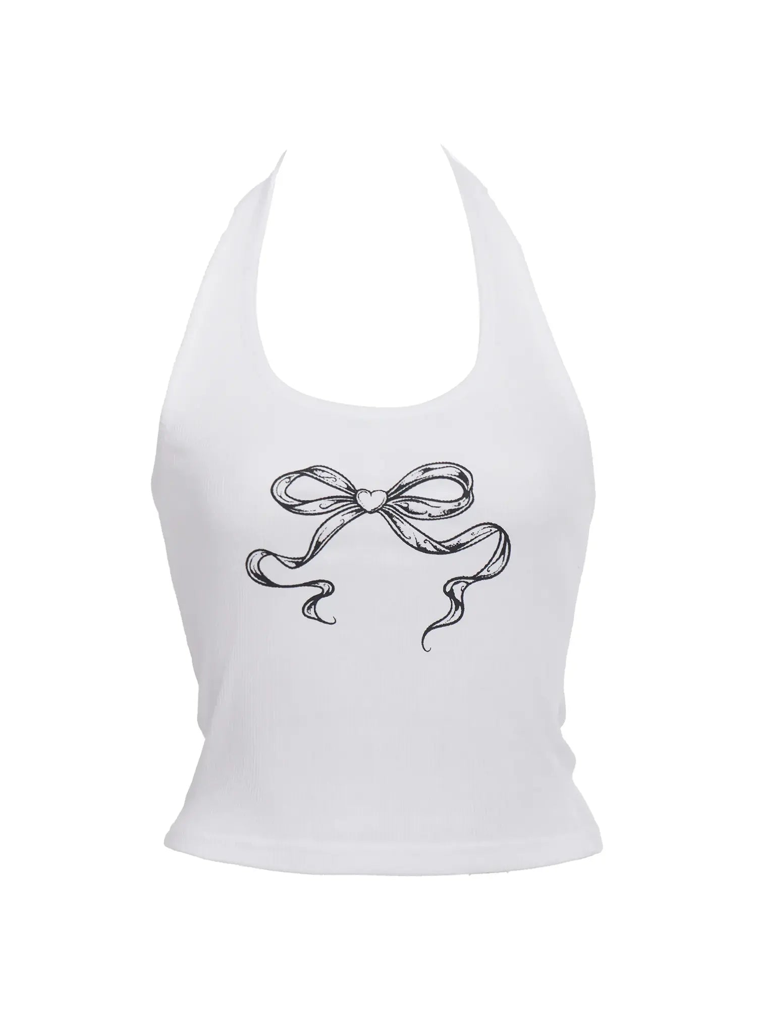 bow-halter-tank-ic503 / White