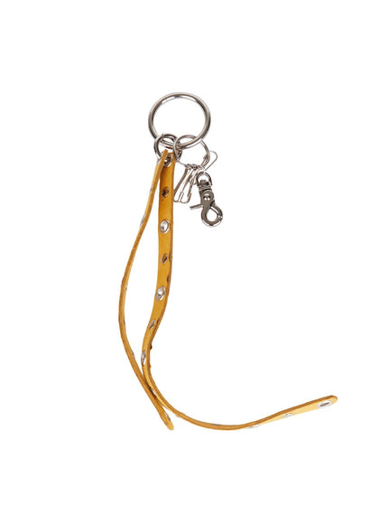 eyelet-belt-keyring-iy516 / Yellow