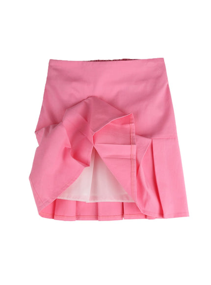 basic-cotton-pleated-mini-skirt-im406