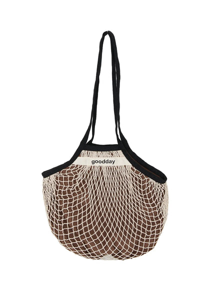 summer-mesh-shoulder-bag-iu519 / Black
