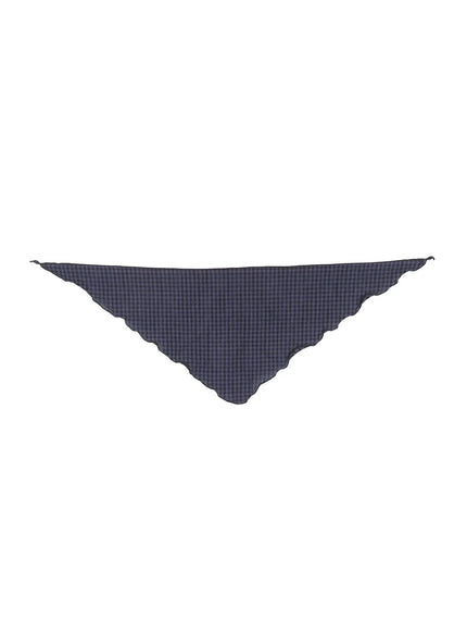 mens-classic-gingham-scarf-ig511 / Blue
