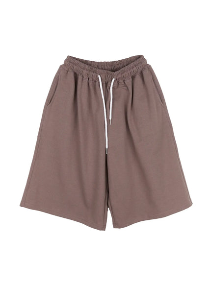 mens-soft-bermuda-sweatshorts-il514 / Brown
