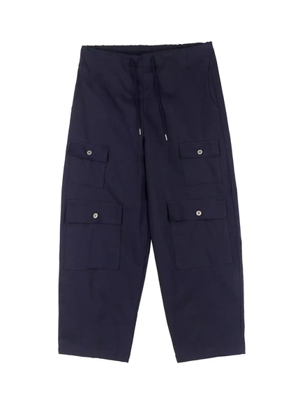 double-pocket-cargo-pants-ig527 / Dark blue