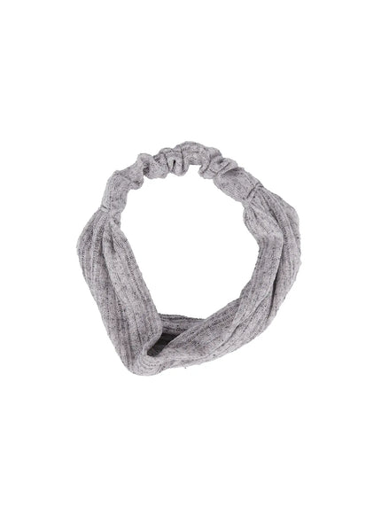 cozy-knit-wide-headband-ic503 / Gray