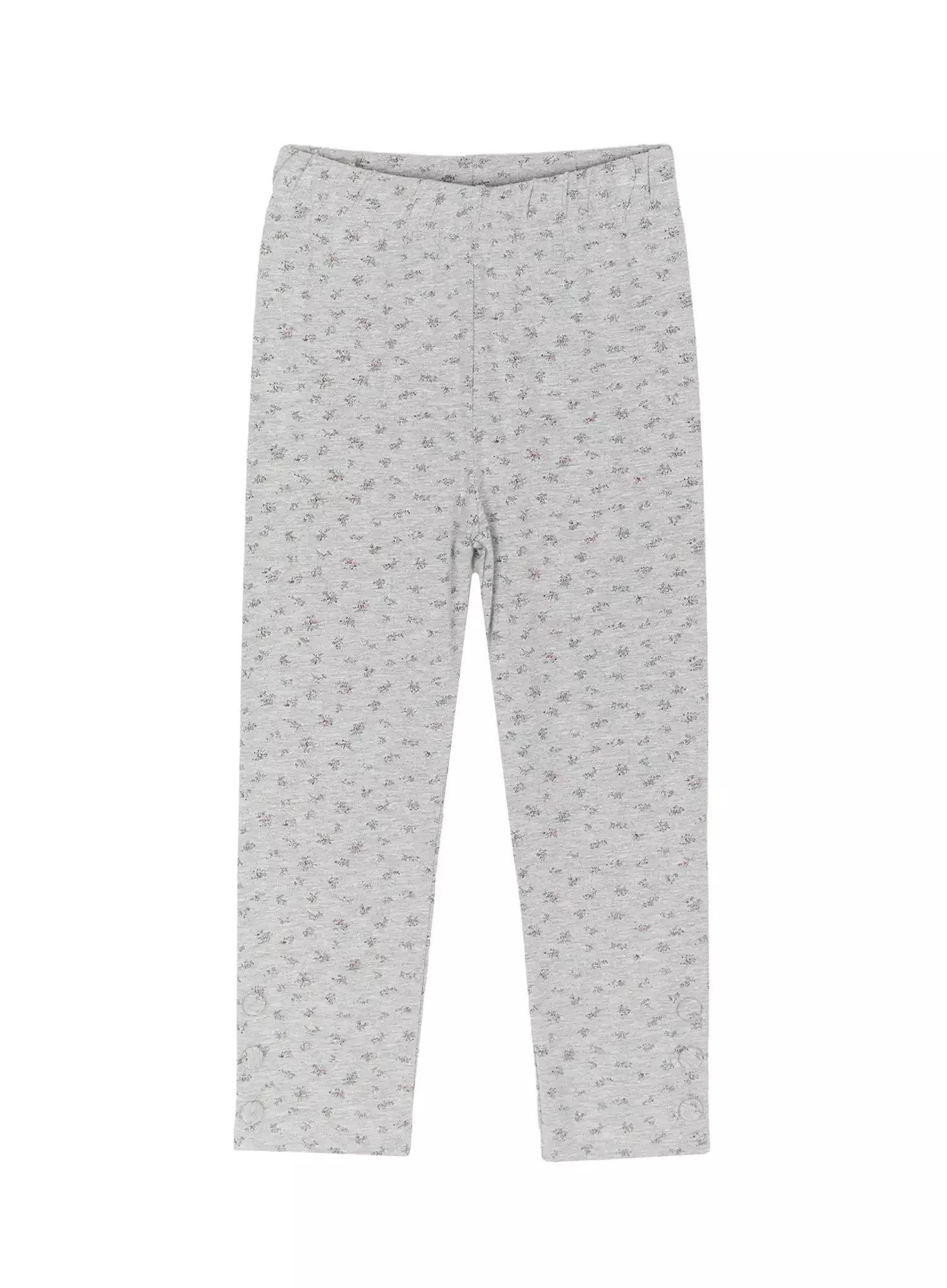 floral-button-7-8-leggings-iu522 / Gray