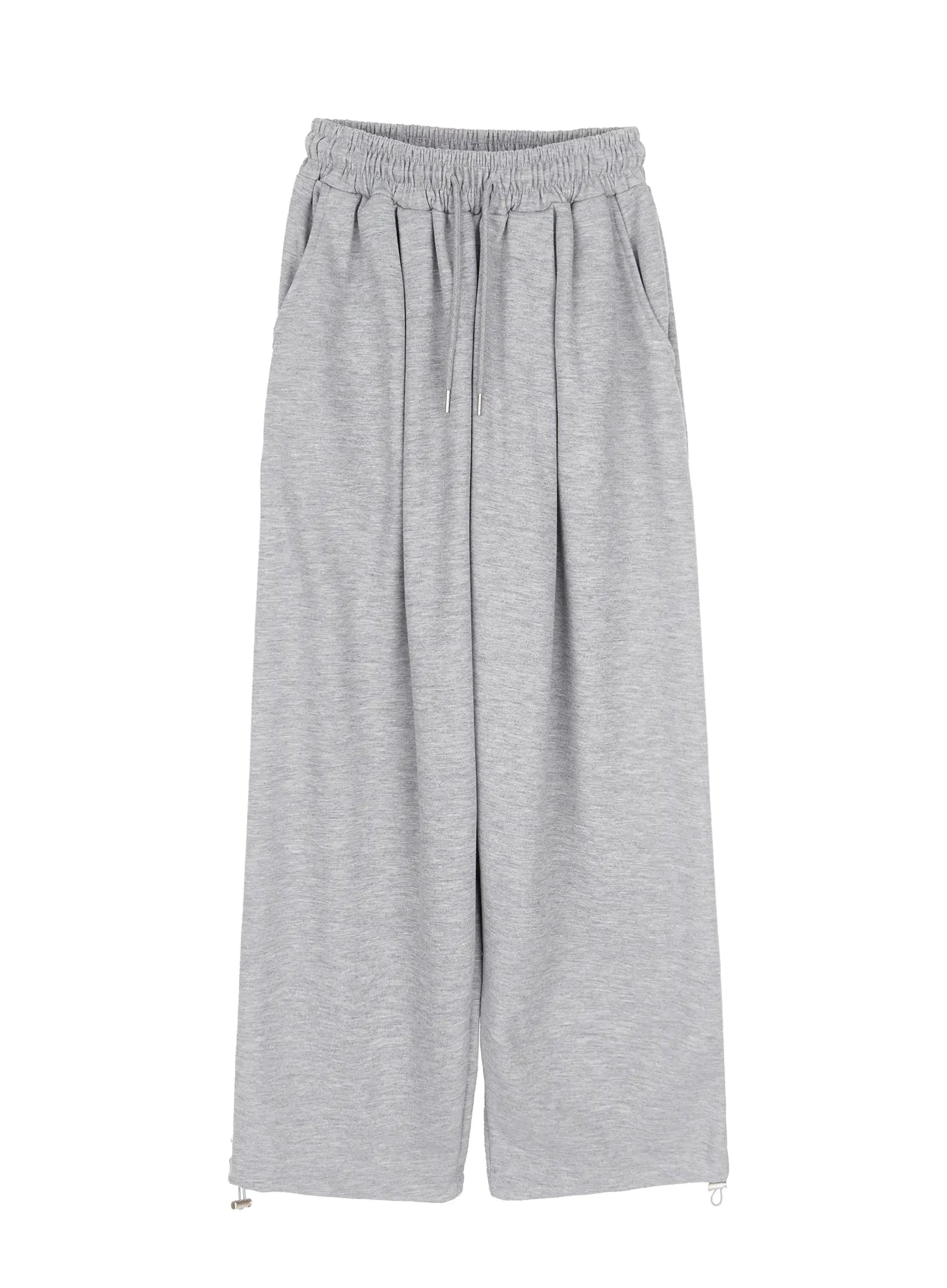 plaid-spiral-detail-sweatpants-ia523 / Gray