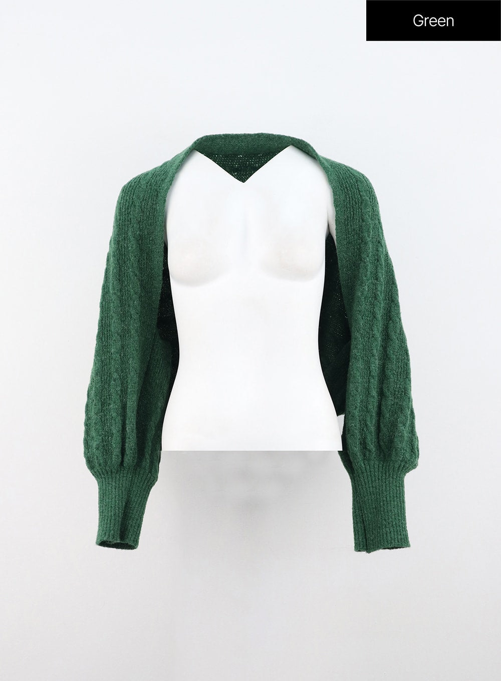 Aytan Bolero Sweater Green