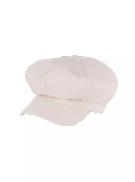 timeless-cotton-beret-irish-cap-if505 / Light beige
