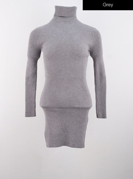 turtle-neck-mini-sweater-dress-is305