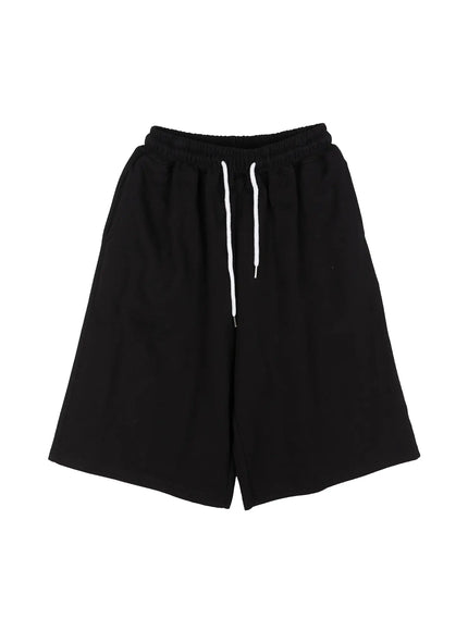 mens-soft-bermuda-sweatshorts-il514 / Black