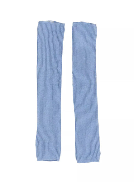 knit-leg-warmers-in503 / Light blue